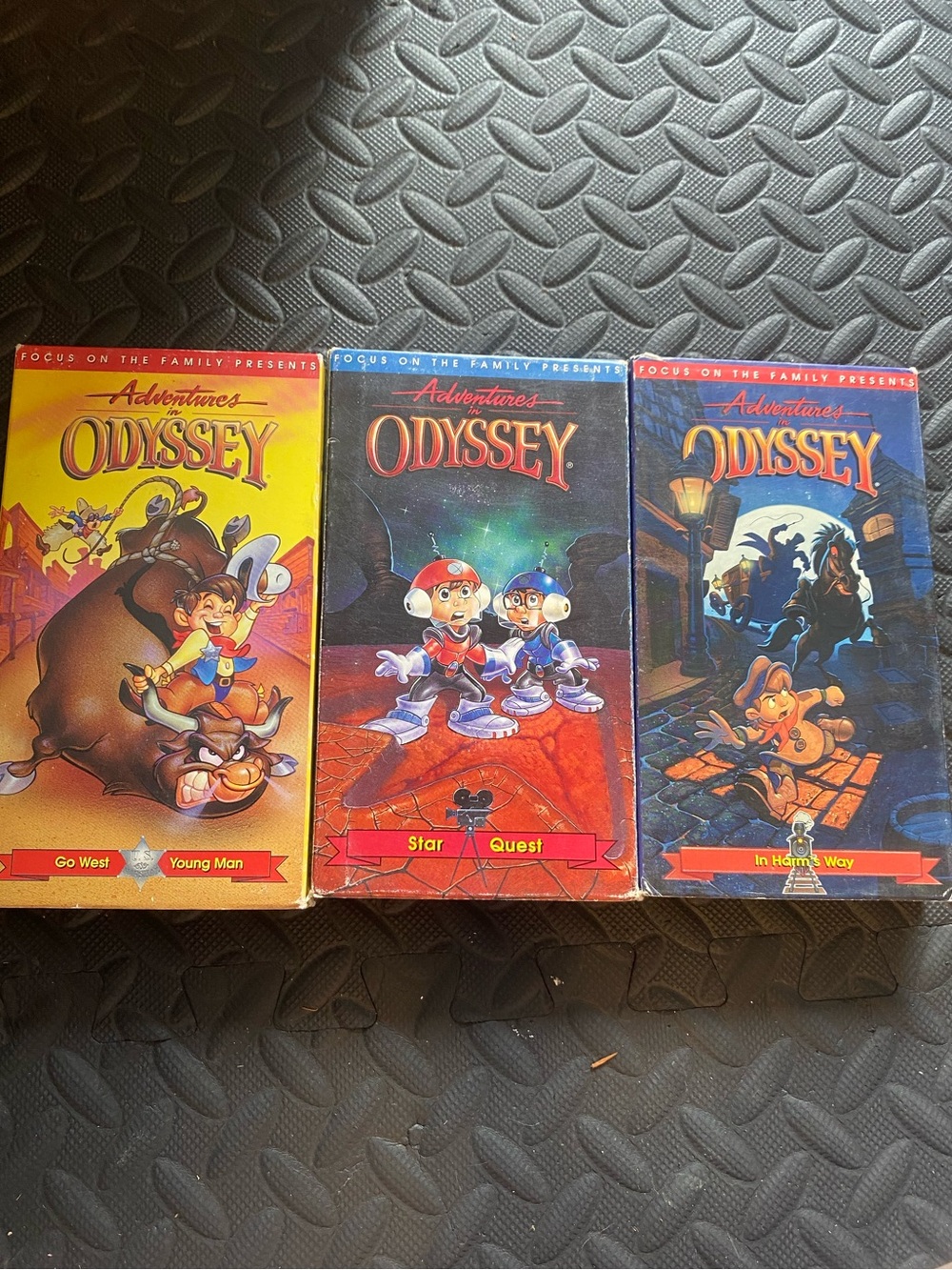 Adventures in Odyssey vhs tapes